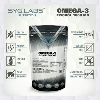 Omega-3 Fischöl 1000mg 250 Kapseln